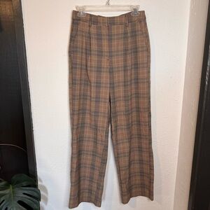 Old Navy Brown and Tan Plaid women’s Dress Pants